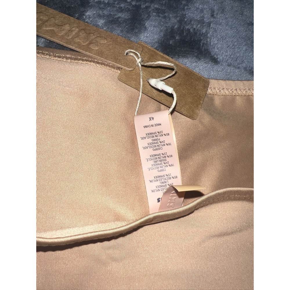 4X Skims Swim Tank Dress in Ochre SW-DRS-0005 - Picture 3 of 7